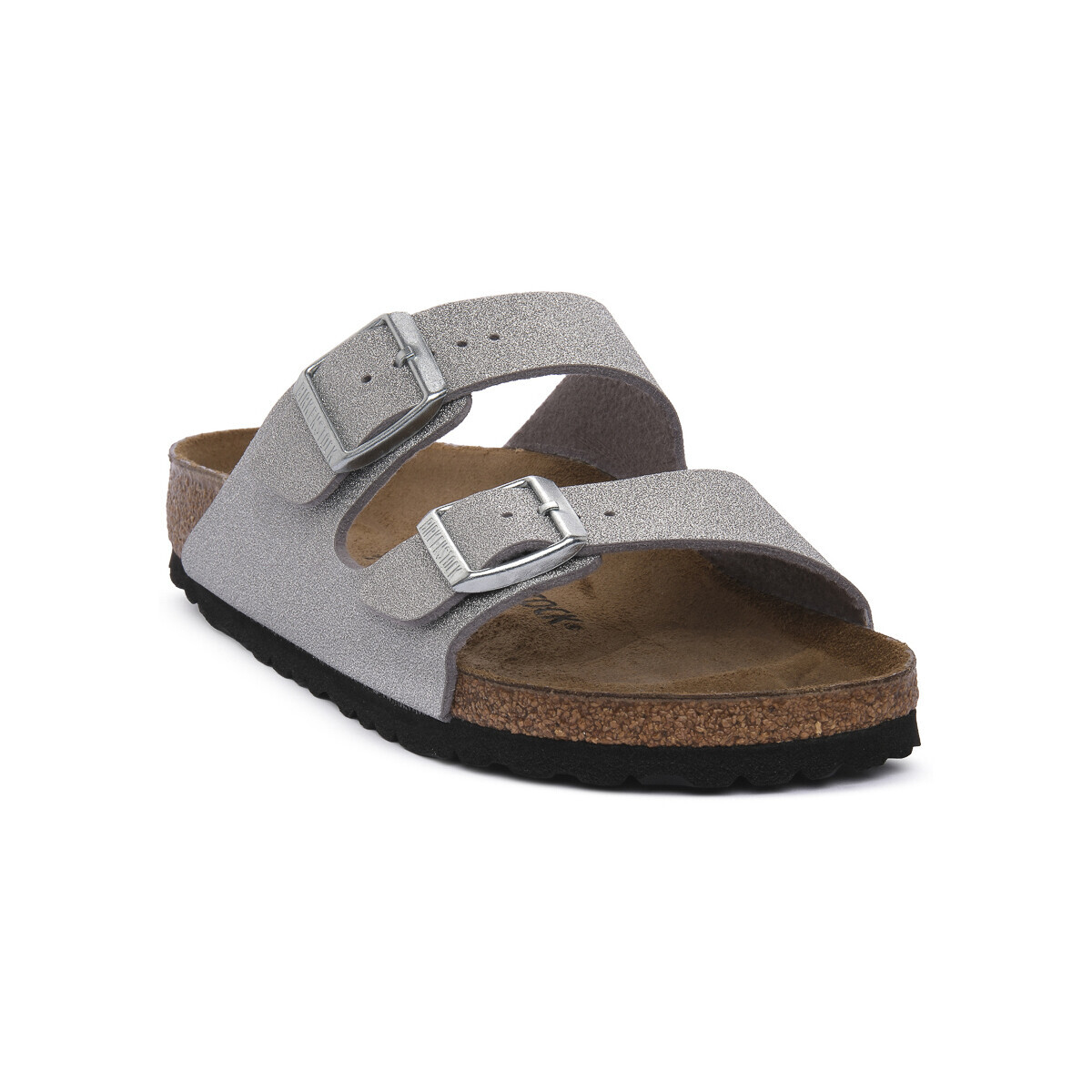 BIRKENSTOCK  ARIZONA SHINE GLITTER SILVER  Stříbrná