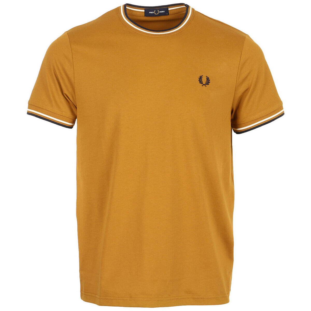 Fred Perry  Twin Tipped T-Shirt  Hnědá