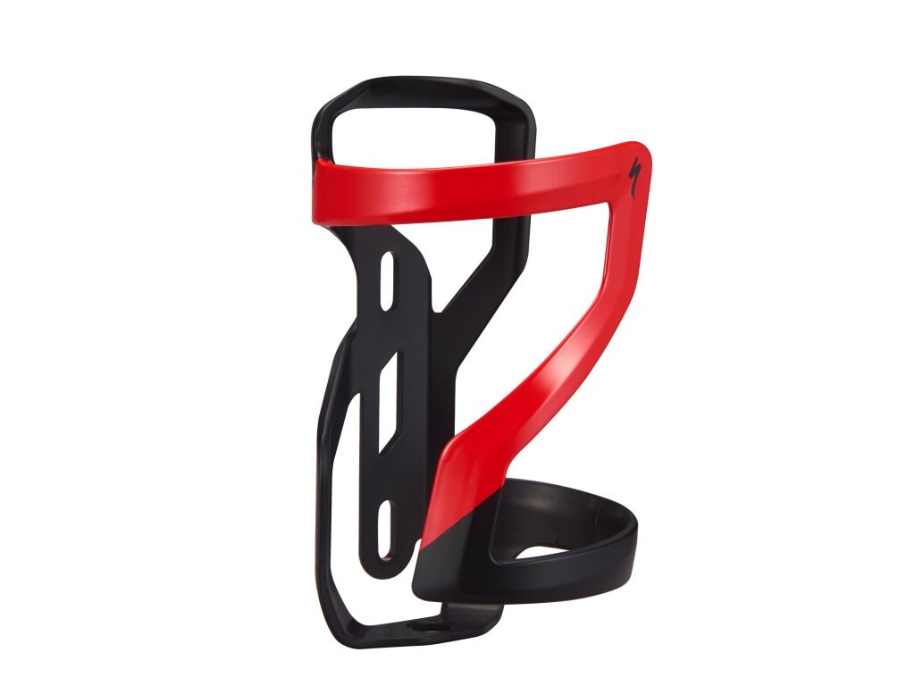 Košík na lahev Specialized Zee Cage II pravý - matte black/flo red