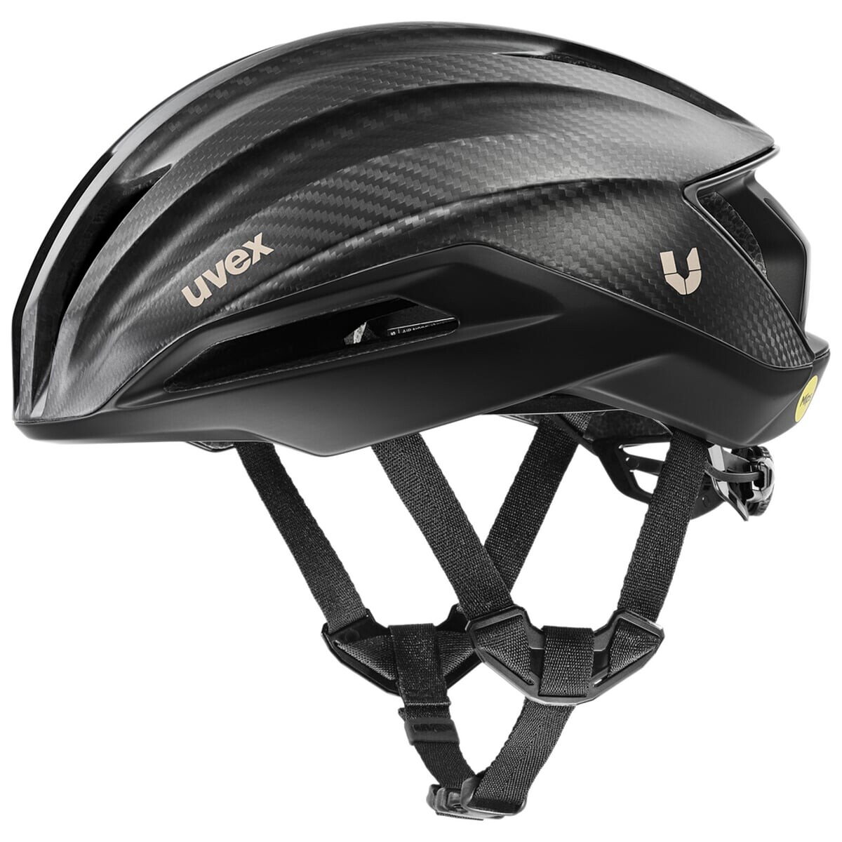 UVEX HELMA ULTIMATE SURGE CARBON MIPS ALL BLACK MATT (S4101460100) Velikost: 53-56