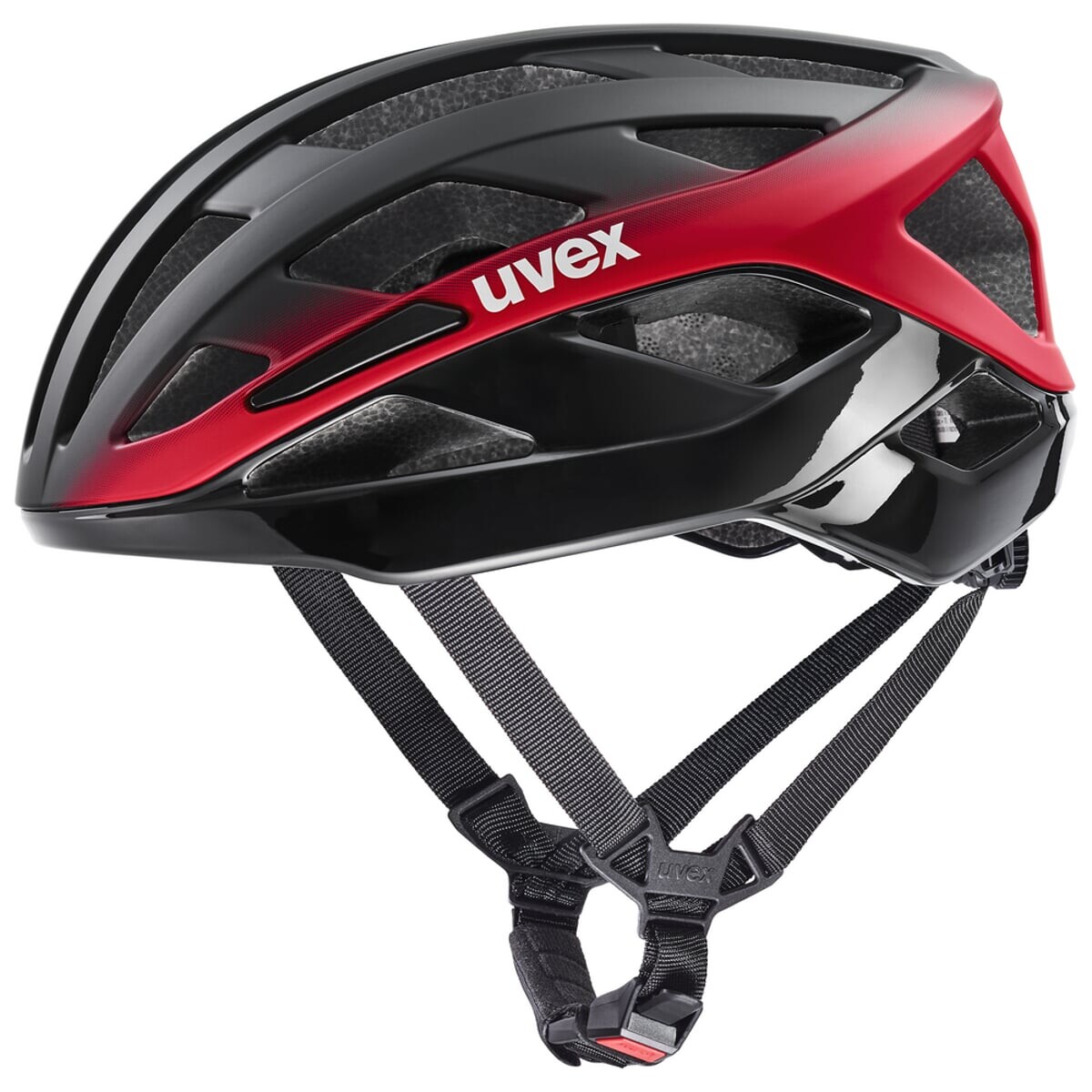 UVEX Focus UVEX HELMA I-VOLUTE BLACK-RED MATT (S4106650300) Velikost: 52-57