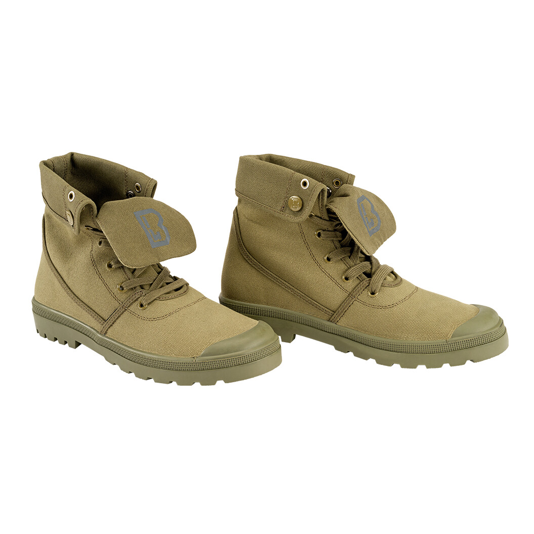 Boty Brandit Military Canvas Sneaker High - olivové,