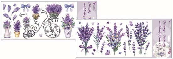 Anděl Obtisky na hladký povrch - Levandule - 21 x 41 cm - 15514