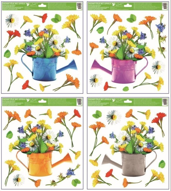 Anděl Okenní fólie - Konev - 30 x 33,5 cm - 6787