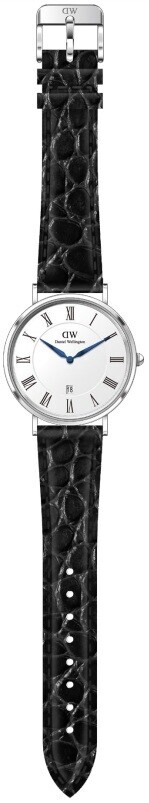 Daniel Wellington Classic 40 Roman Numerals Black Croc Belly S DW00100914