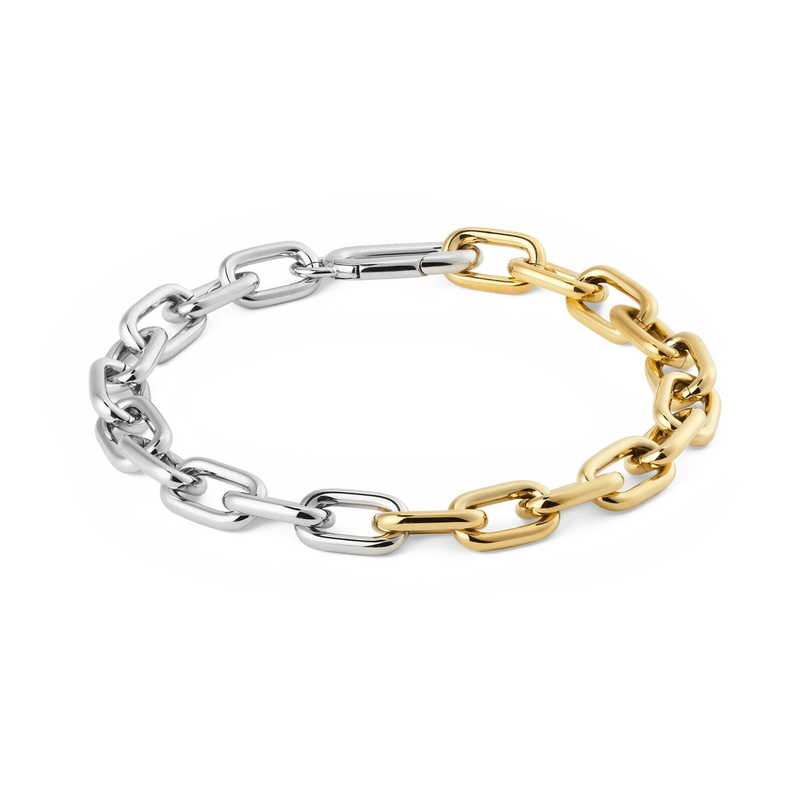 Daniel Wellington Dámský bicolor náramek Contrast Link DW004019 18,5 cm