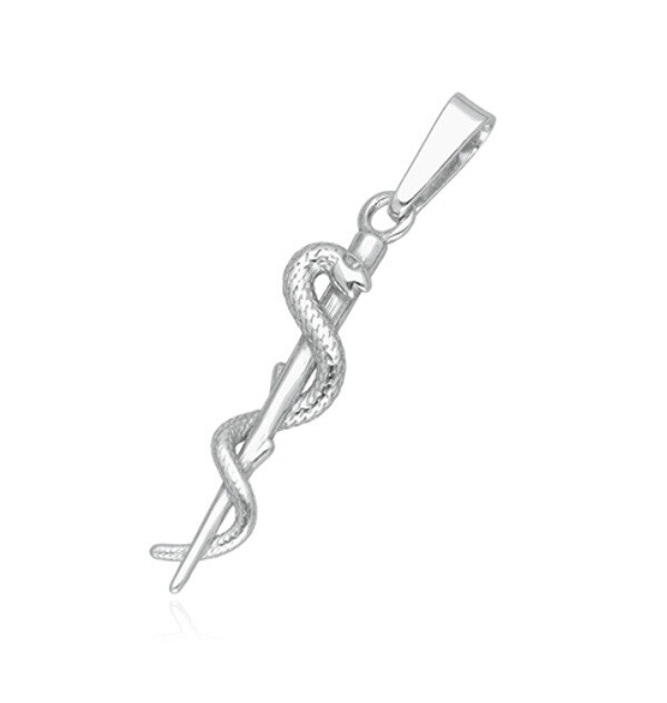 Soliter Stříbrný přívěsek Aeskulapova hůl 441 001 02173 04