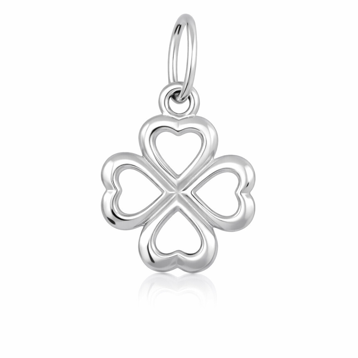 Soliter Minimalistický stříbrný přívěsek Čtyřlístek 441 001 02118 04