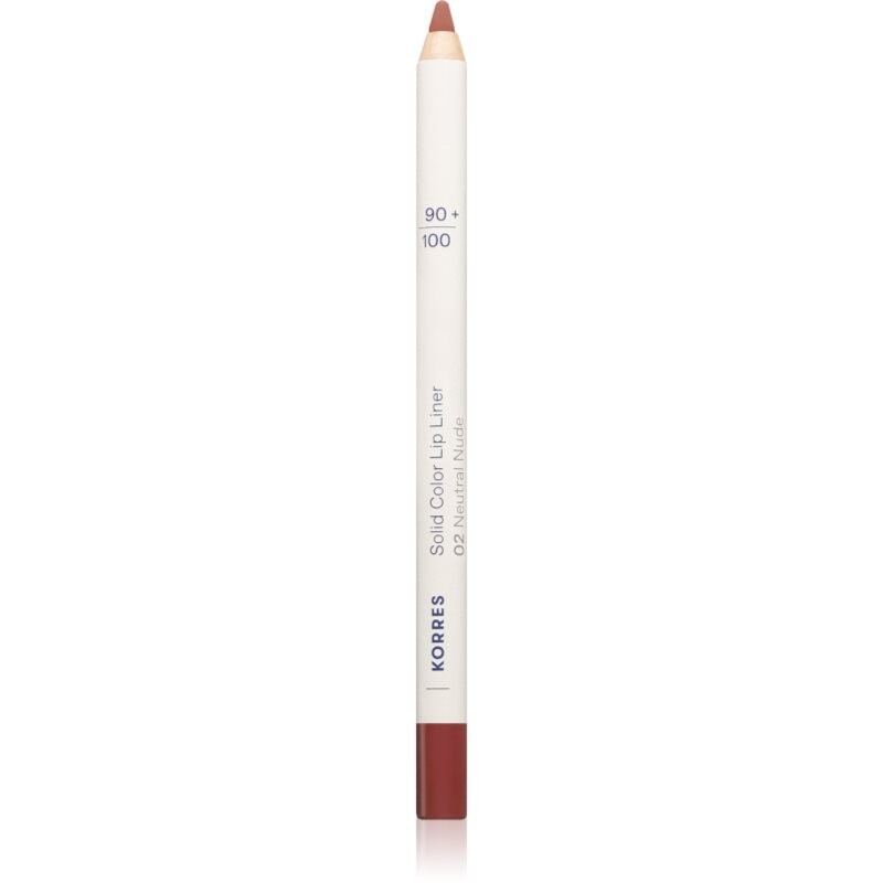 Korres Solid Color Lip Liner konturovací tužka na rty odstín 02 Neutral Nude 1.2 g