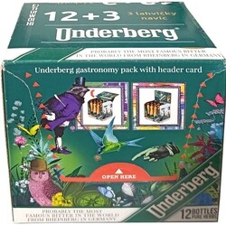 Underberg 44% 20ml miniatura x15 (krabička) etik6