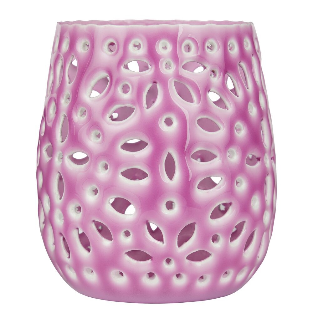 BLUE MAROCCO Lucerna 11 cm - růžová