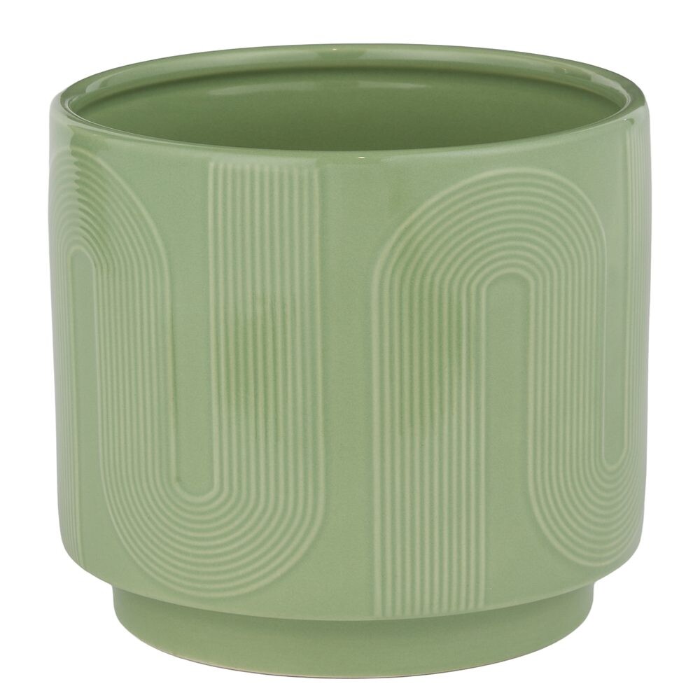 CURVES Květináč 15 cm - šalvějová