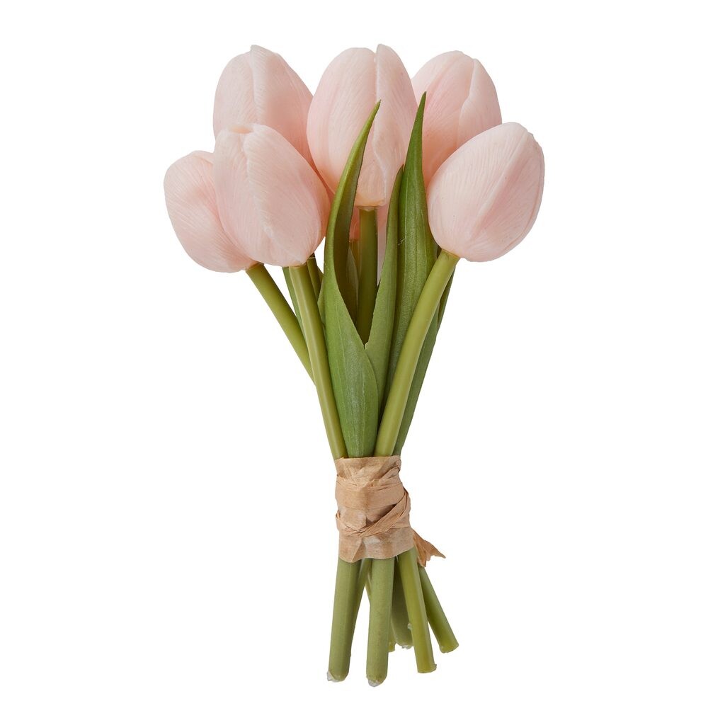 FLORISTA Svazek mini tulipánů 7 ks 16 cm - sv. růžová
