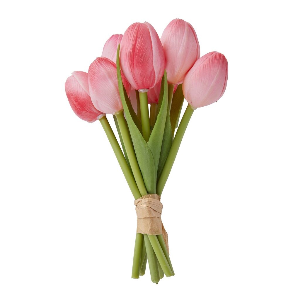 FLORISTA Svazek mini tulipánů 7 ks 16 cm - růžová