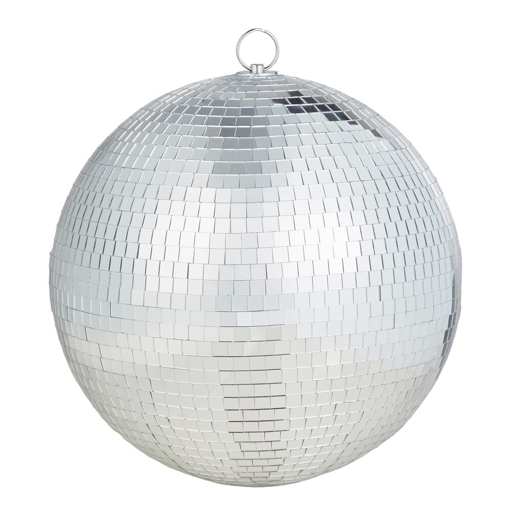 Disco koule 28 cm - stříbrná