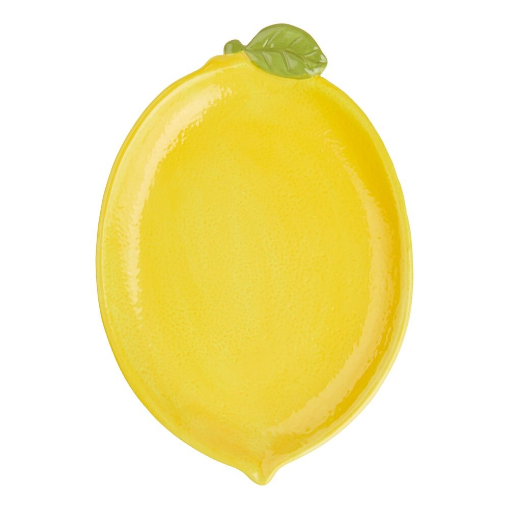 LEMON Talíř 20 cm - žlutá