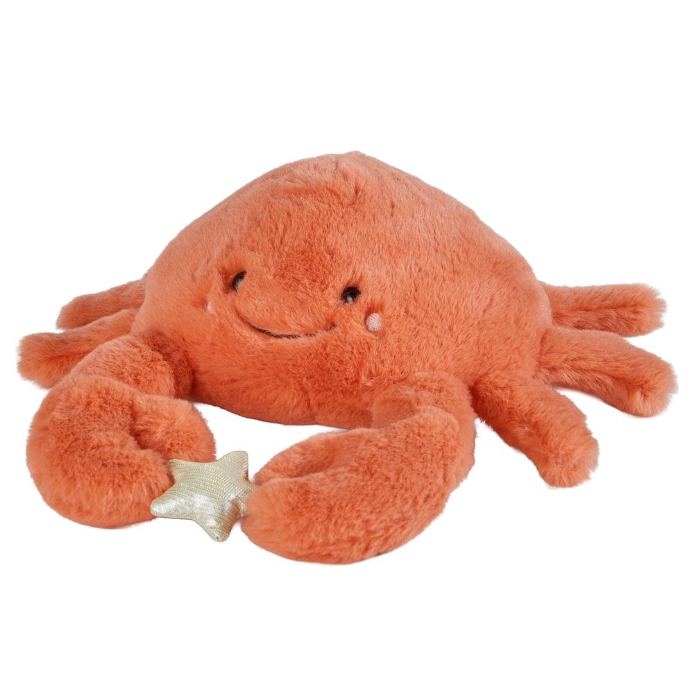 SOFT HUGHS Krab plyšový 25 cm - červená
