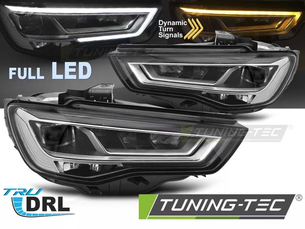 PLNĚ LED SVĚTLOMETY SEQ DRL pro AUDI A3 8V 12-16