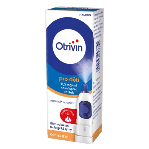 OTRIVIN PRO DĚTI 0,5MG/ML nosní podání sprej, roztok 1X10ML II