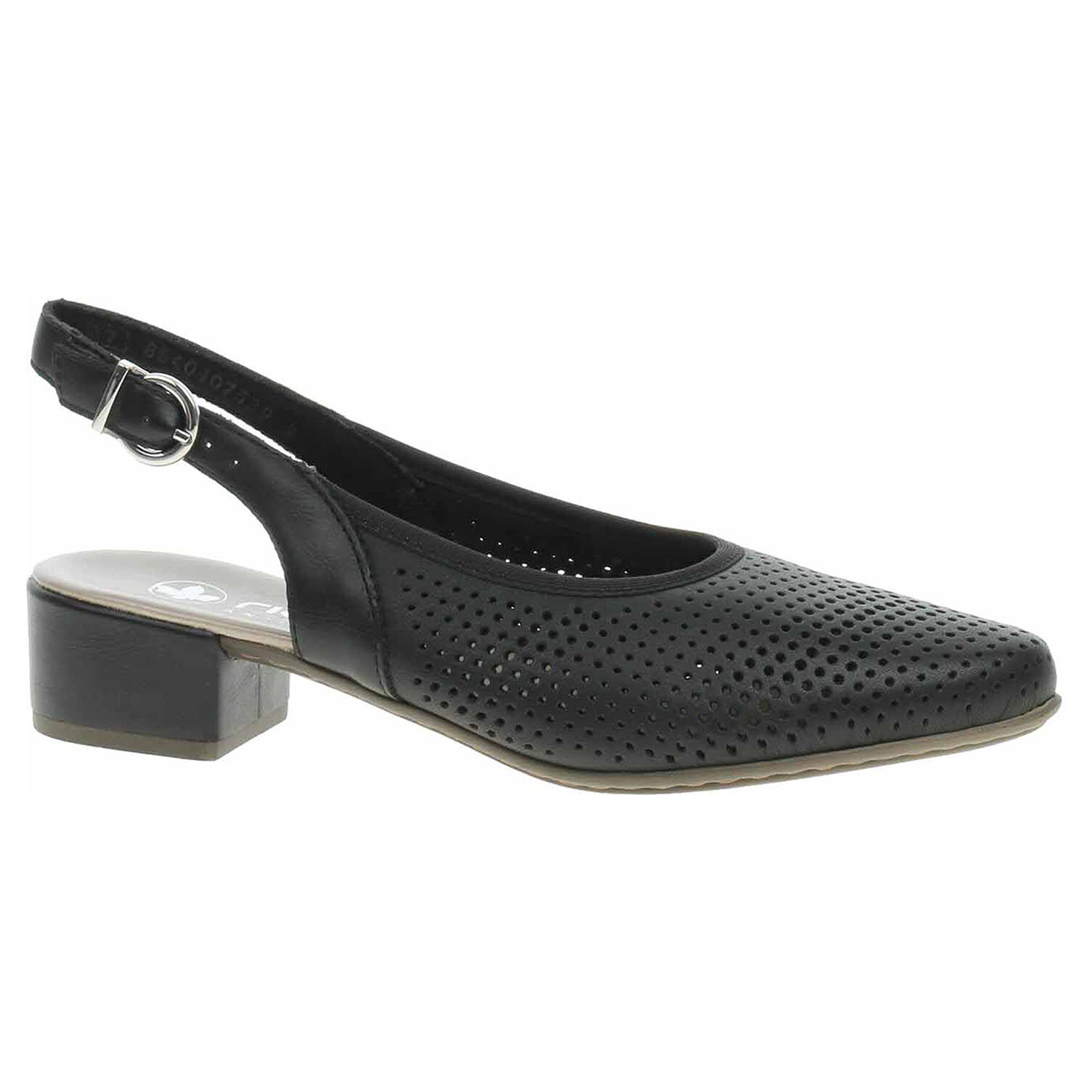 Ecco Dámské lodičky Rieker 47066-00 schwarz 22901856