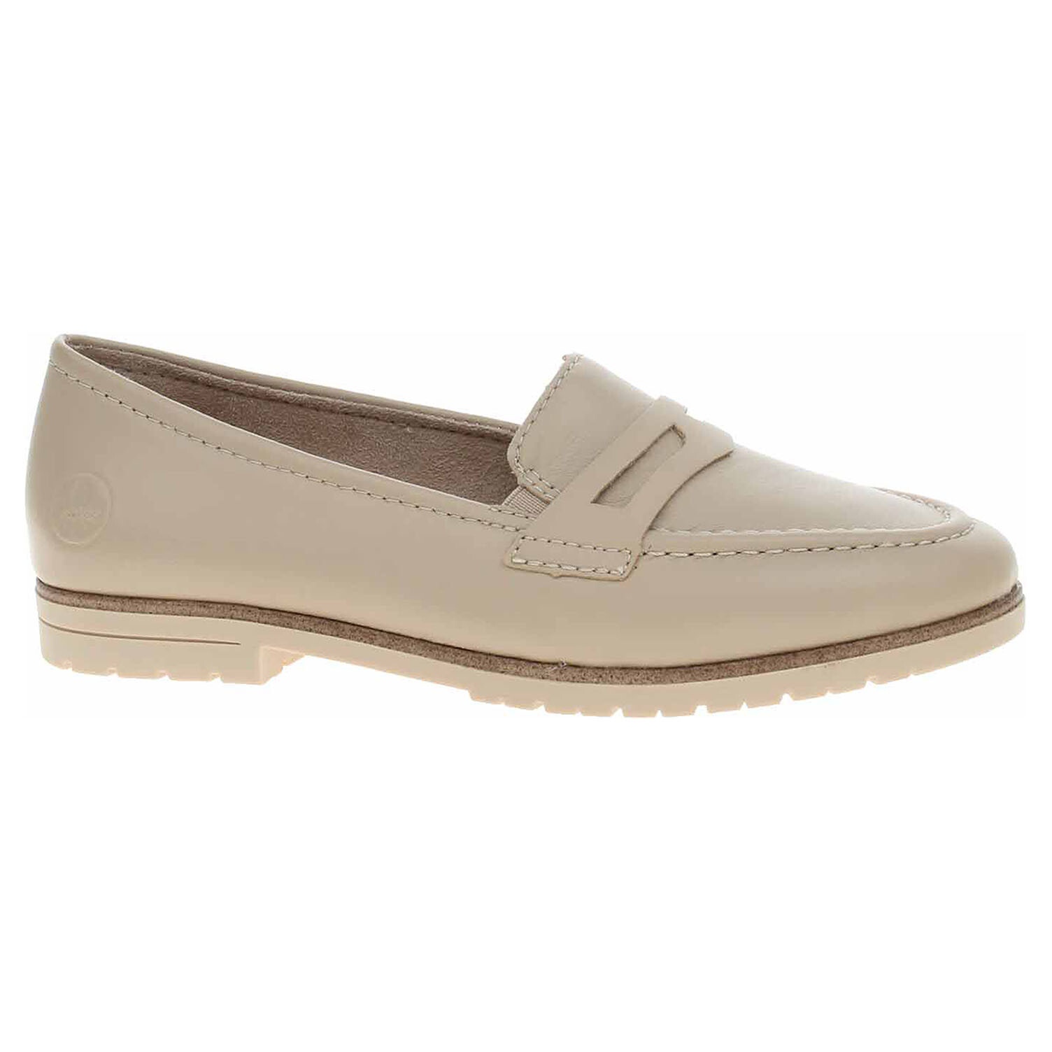 Ecco Dámské mokasiny Rieker 45300-63 beige 23001172