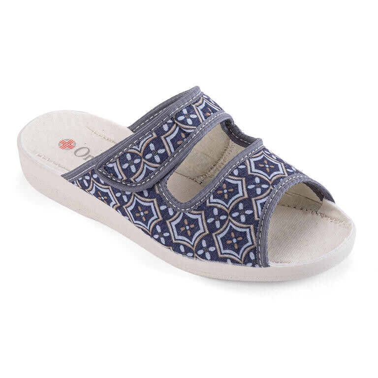 Dámské domácí ortopedické pantofle modro-šedé vel. 37