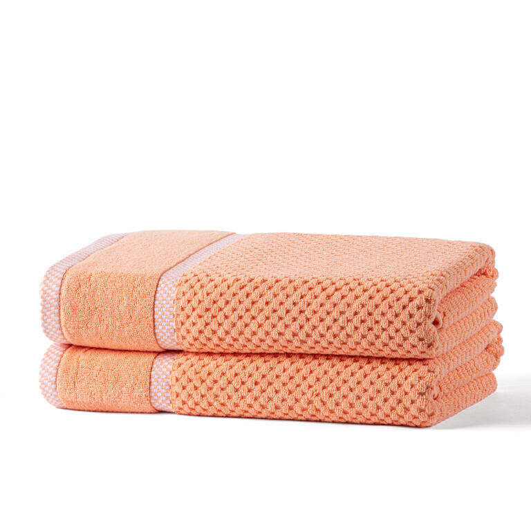 Sada 2 ks froté osušek MODENA meruňková 70 x 140 cm