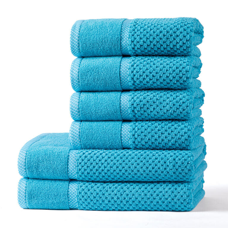 Sada froté ručníků a osušek MODENA tyrkysová 6 ks
