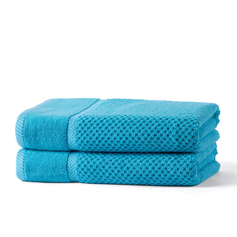 Sada 2 ks froté osušek MODENA tyrkysová 70 x 140 cm