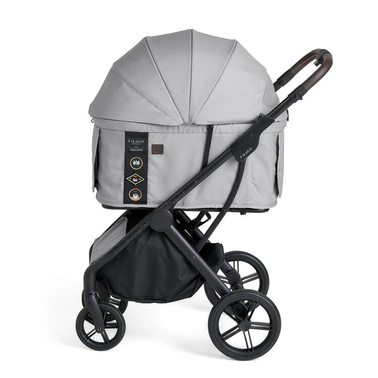 FIKAGO Kočárek pro kočky / psy AGILE2 Soft Grey