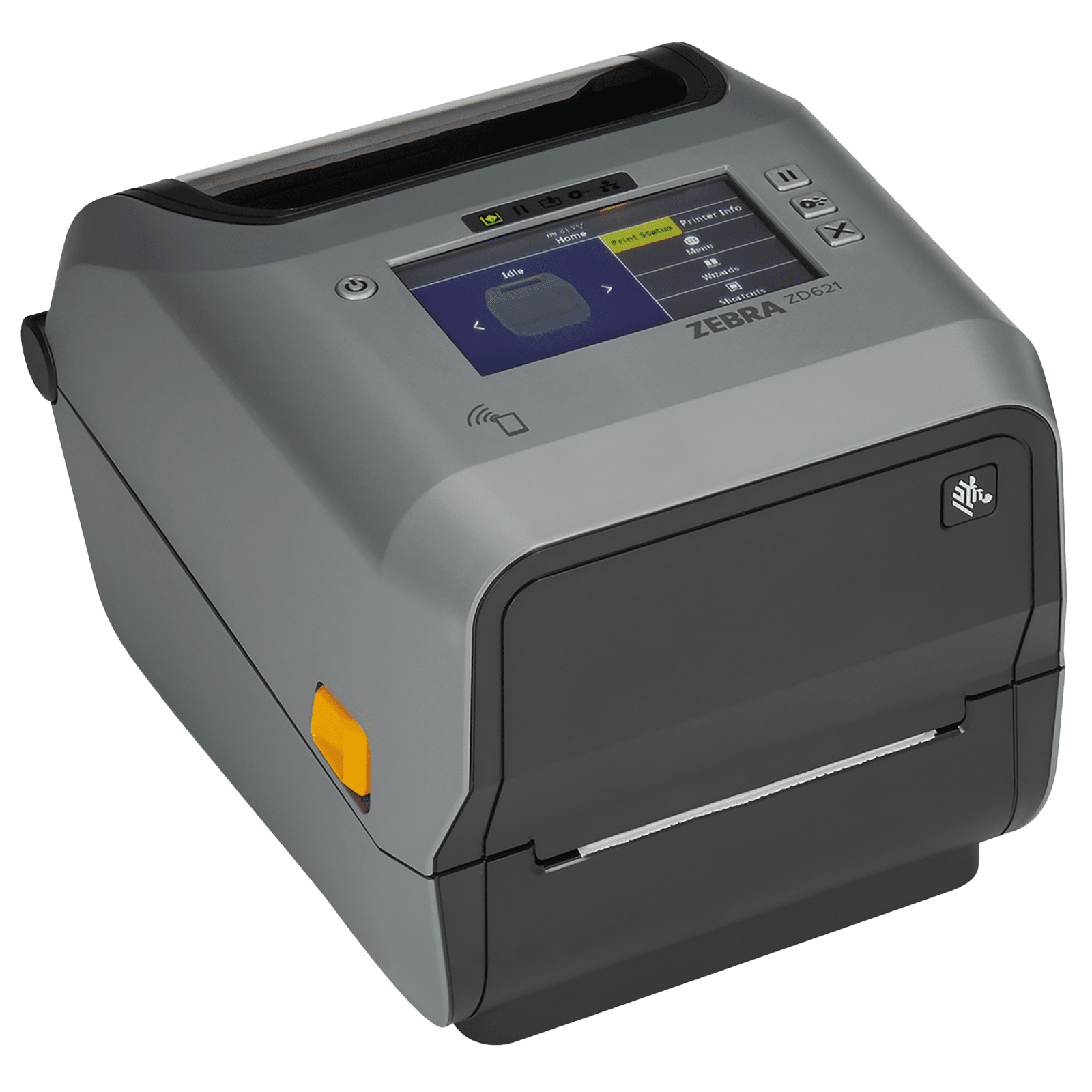 Zebra ZD621 ZD6A042-30ER02EZ tiskárna štítků, 8 dots/mm (203 dpi), RTC, USB, USB Host, RS232, BT, Ethernet, Wi-Fi, kit (USB), grey