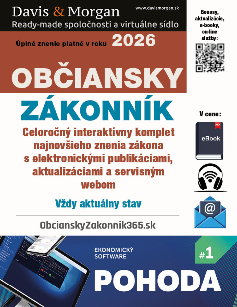 Občiansky zákonník 2026 - Redakčný