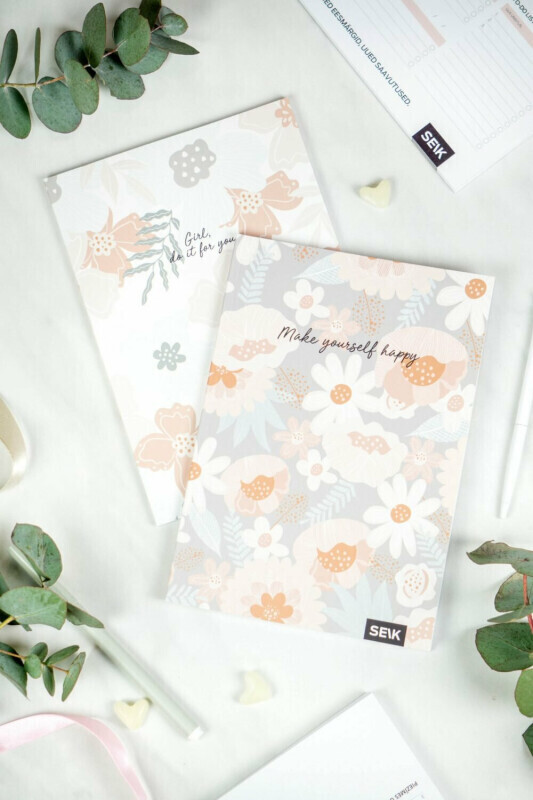 Zápisníky make yourself happy (2 ks)