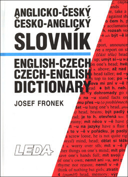Anglicko-český a česko-anglický slovník (poškozená) - Josef Fronek