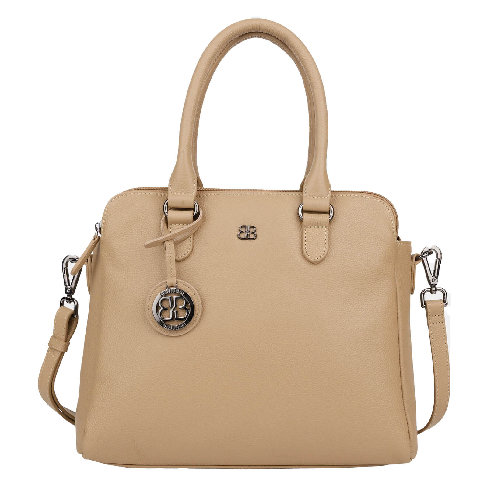 Dámská kožená kabelka Bellicci Kamila - béžová