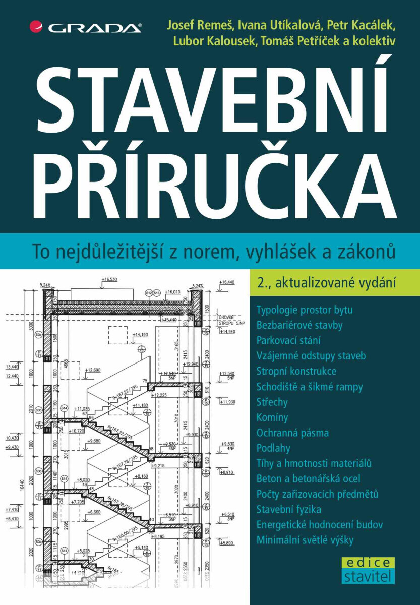 Stavební příručka - Josef Remeš, Ivana Utíkalová, Petr Kacálek, Lubor Kalousek, Tomáš Petříček