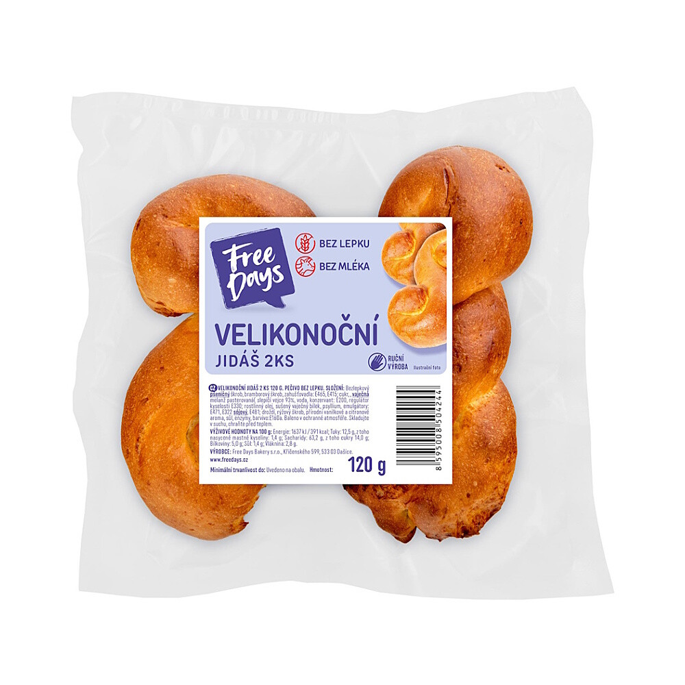 FREE DAYS Velikonoční jidáš bez lepku 120 g