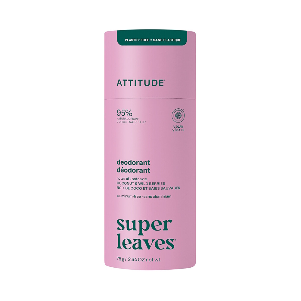 ATTITUDE Super leaves přírodní deodorant Kokos & Lesní plody 75 g