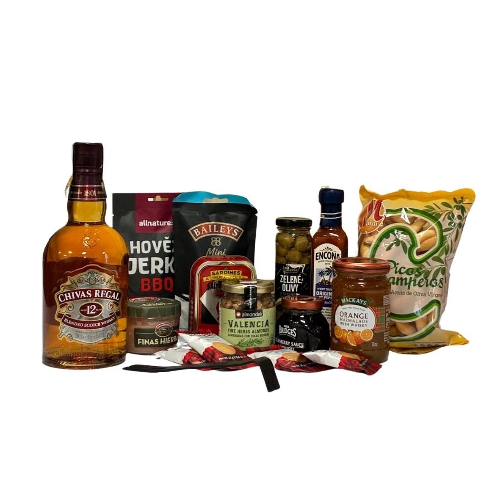 Dárková bedna s Alkoholem - Chivas Regal 12y 0,7l 40% + Páčidlo