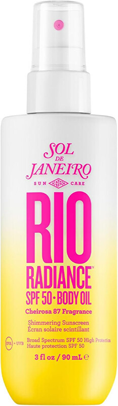 Ochranný třpytivý olej na tělo SPF 50 Rio Radiance (Body Oil) Sol de Janeiro - 90 ml