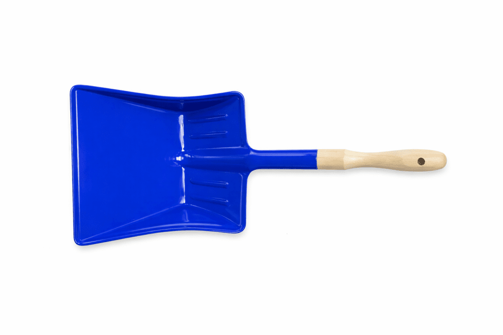 Lopatka na smetí silná lak.-s dřevěnou ručkou BZ4