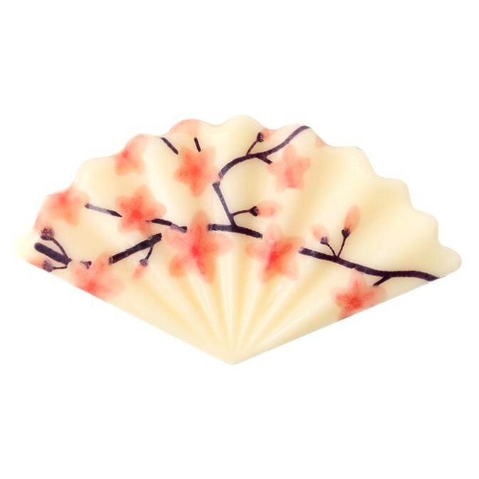 LEMAN DECORATIONS LEMAN Čokoládový vějíř Sakura 10ks