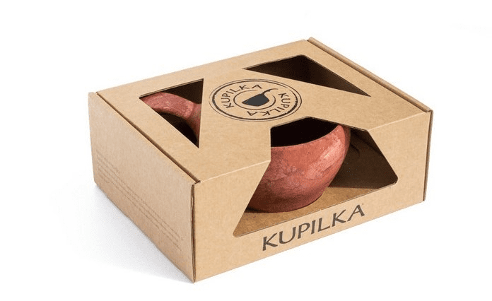 Kupilka KUKSA 370 ml Large + spork 205 SET - Cranberry (RED) 6430014972231