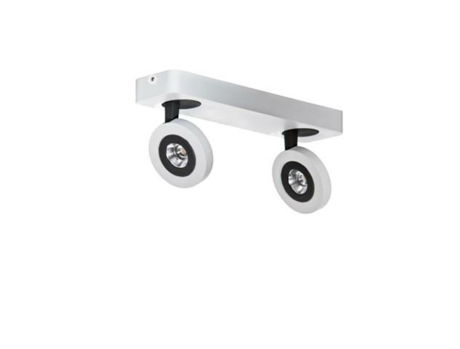 LED Nástěnné/stropní přisazené svítidlo AZzardo Enzo 2 AZ0670 2x5W 460lm 3000K IP20 32cm bílo-černé