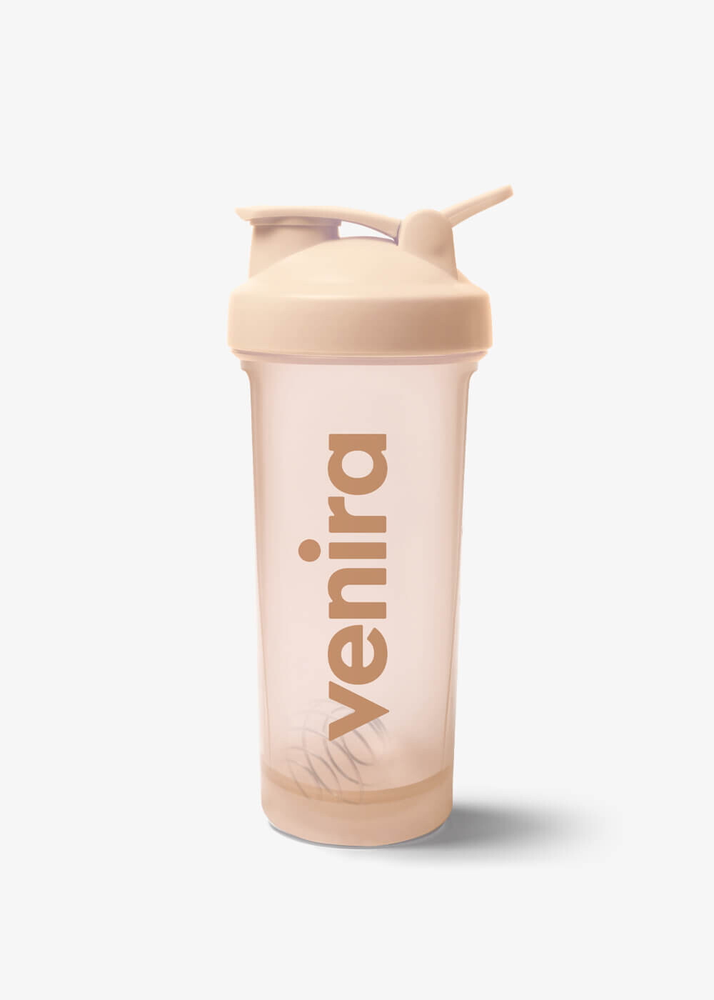 VENIRA shaker PRO s poutkem, béžový - 600 ml