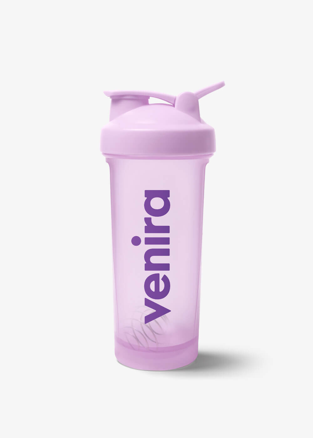 VENIRA shaker PRO s poutkem, fialový - 600 ml