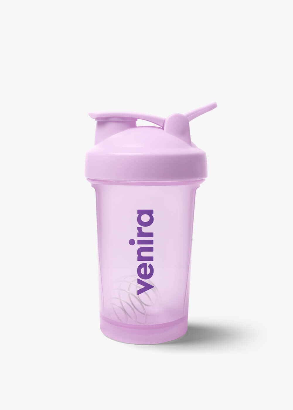 VENIRA shaker PRO s poutkem, fialový - 400 ml