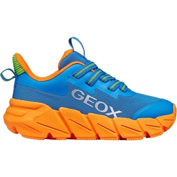 Geox J FLEXYPER FAST A Chlapecká volnočasová obuv, modrá, velikost