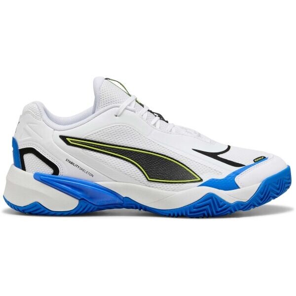 Puma SOLARSTRIKE 4 Unisexová sálová obuv, bílá, velikost 43