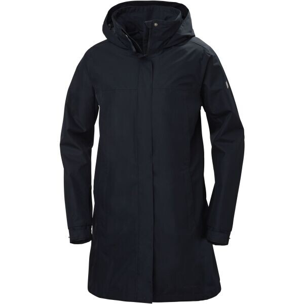 Helly Hansen W ADEN LONG COAT Dámský kabát, tmavě modrá, velikost